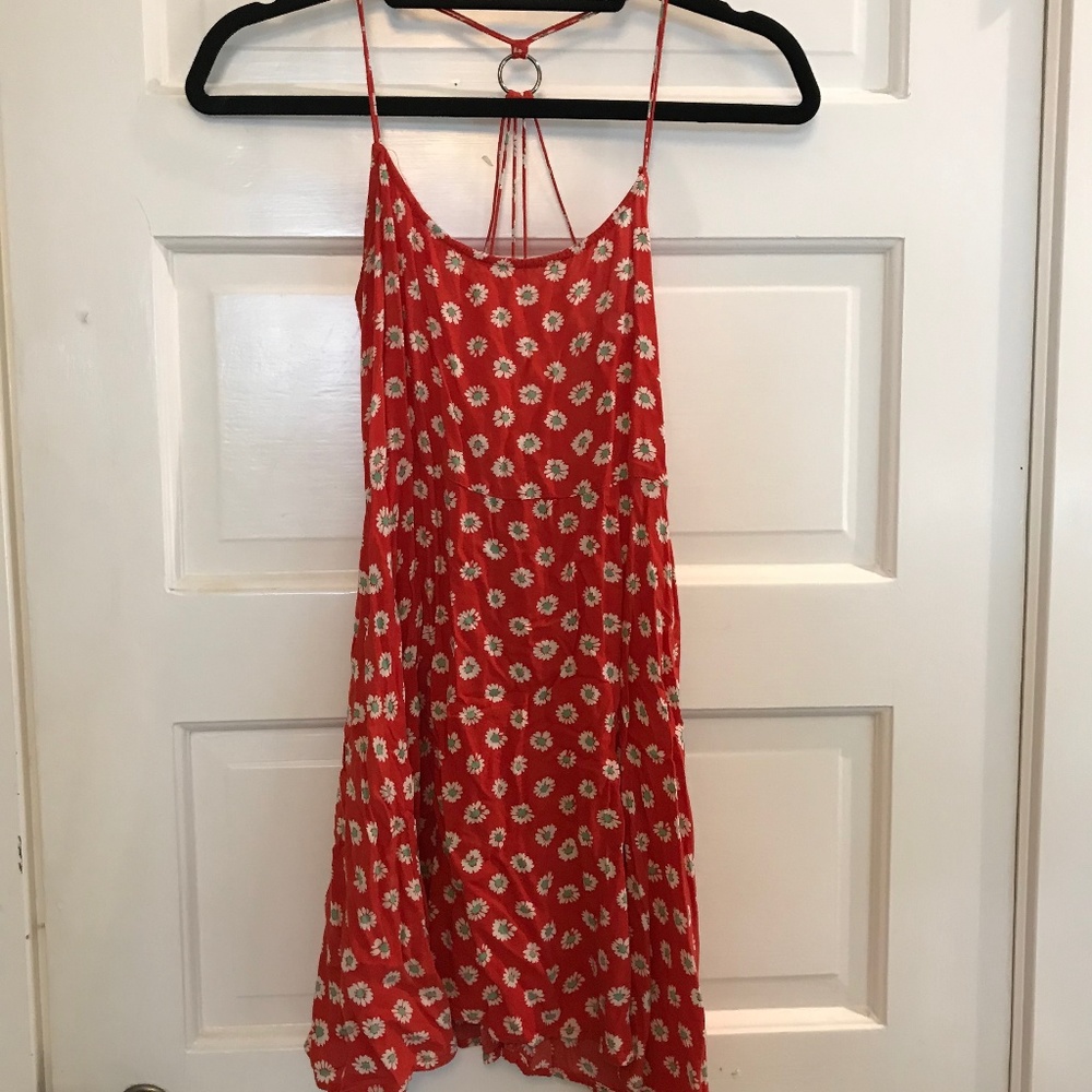 LF Red Daisy Sundress